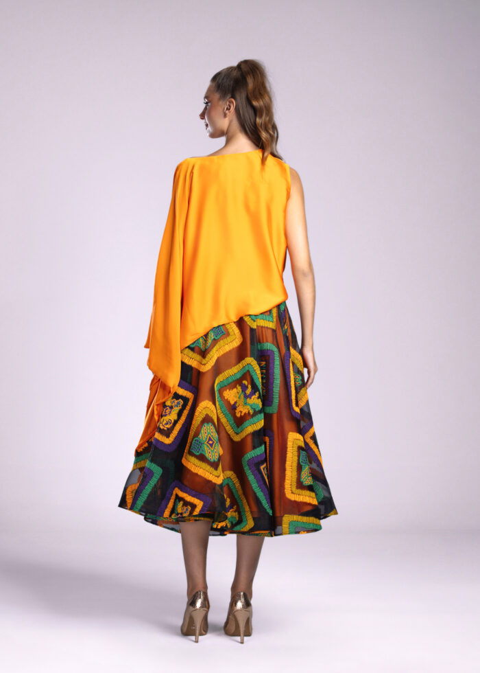 Patchwork Garden - Orange Top - Image 6