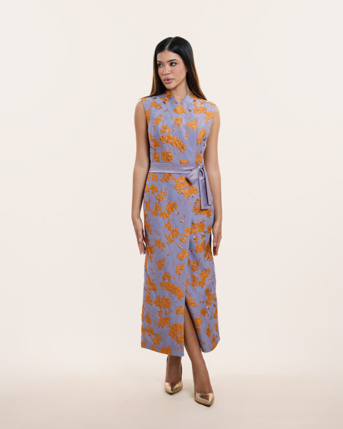 Mauve Pencil Dress - Image 2