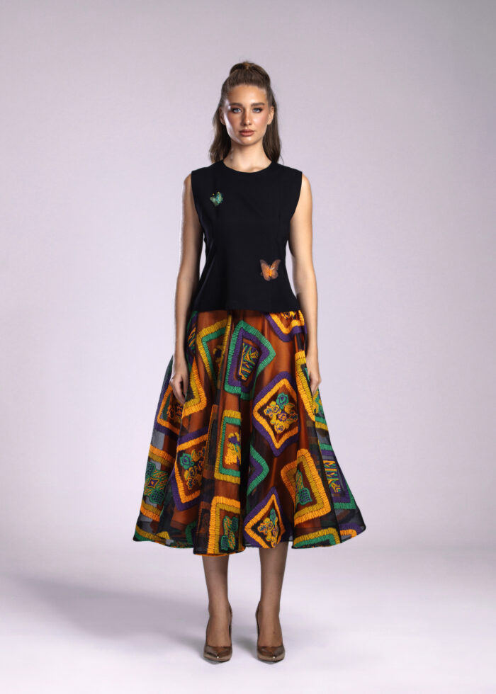 Patchwork Garden - Black Top - Image 6