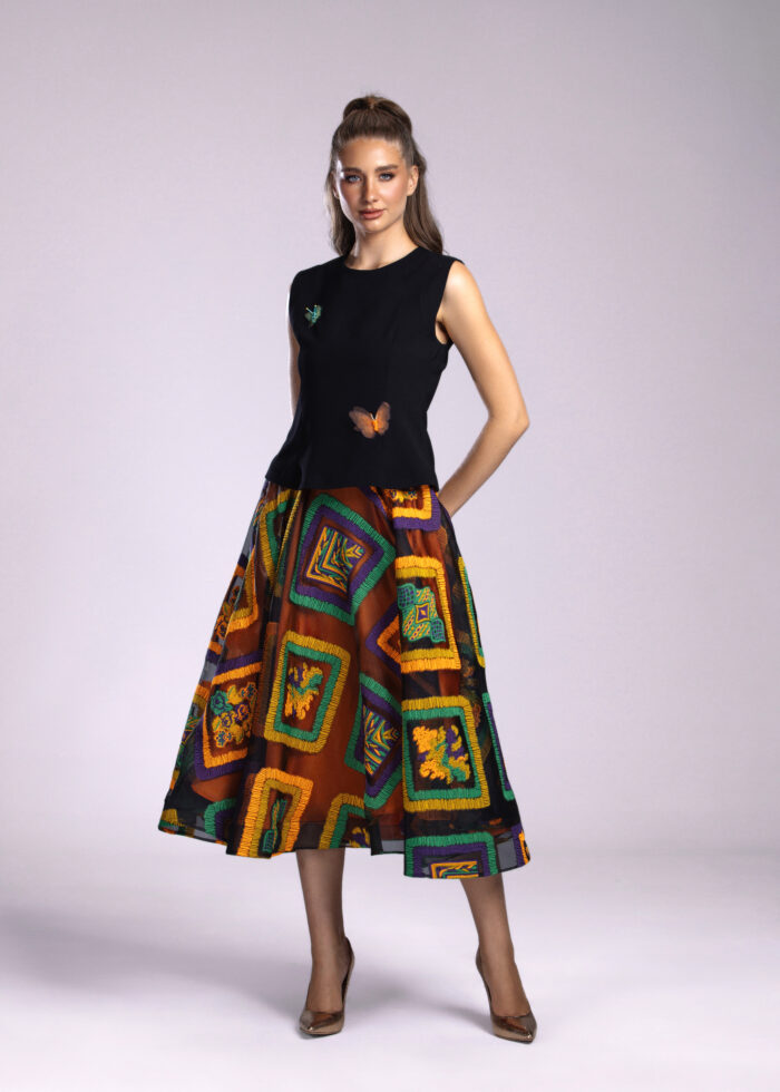 Patchwork Garden - Black Top - Image 5